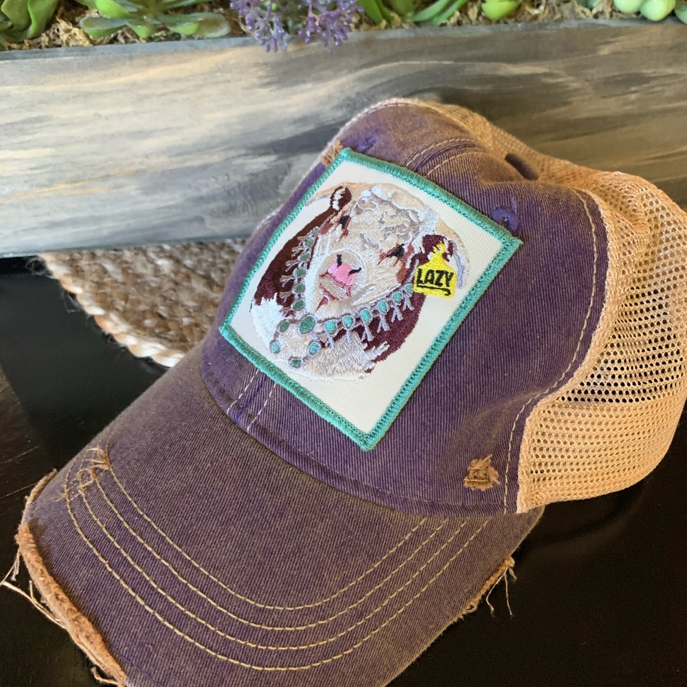 Lazy J ball cap